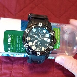 Invicta Black Watch Sleek Design Timeless Accessory
